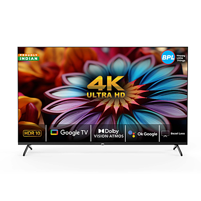 BPL 127 cm (50 inch) Ultra HD (4K) Google Smart TV with Dolby Vision and Atmos, 50U-D5310